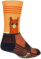 Socks – SockGuy – 6″ Crew No Drama Llama L/XL Cycling/Running NEW