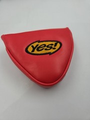 YES Triangle C-Groove Mallet Putter Headcover – Magnetic Red