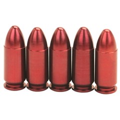 A-Zoom Snap Caps 9mm Luger Precision Metal Snap Cap-Pack of 5-15116