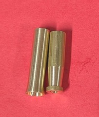 Brass RAMROD TIPS One For Loading One For Cleaning Solid Brass For 3/8″ Ramrod !