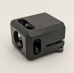 .45 Conceal Carry Comp .578-28 Anodize BLK for Glock 30 width slide, clamp on