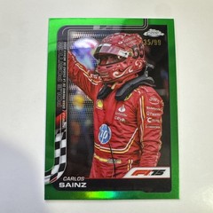2025 Topps Chrome Formula 1 F1 Carlos Sainz Green /99 #121
