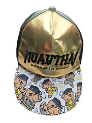 Mahanakhon Muay Thai Martial Arts Of Thailand Unisex Leather Hat Free Shipping