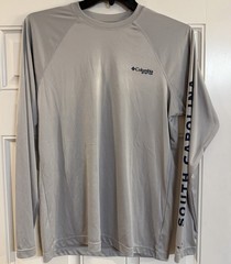 Colombia Performance Fishing Gear Long Sleeve Shirt, Size Small
