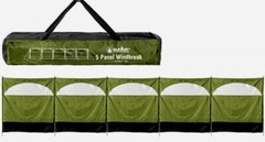 Windbreaker Wind Privacy Screen RV Camping 5 Panel Garden Beach Blocker Shield G