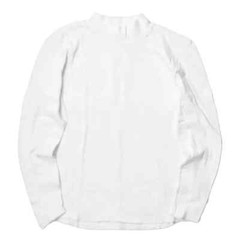 DSCP BY JENSEN Mock High Neck Long Sleeve T-Shirt LARGE (42-44) White MINT