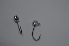 1/16 FREE STYLE / PILL HEAD JIG HEAD #6 BLACK MUSTAD SICKLE JIG TYING 100