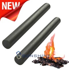 2PCS 1/2″x5″ Ferro Rod Ferrocerium Steel Flint Fire Starter Lighter Camping Gear