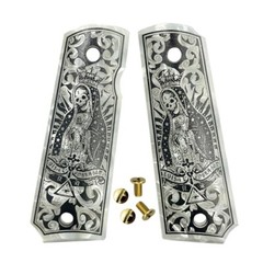1911 Grips Full Size Grips COLT Springfield Silver Horse Medallion W/Screws