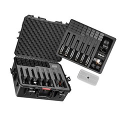 Uimoso Hard Pistol Case with XPE Foam Lining for Secure Storage, 21.9×17.9×8.8in