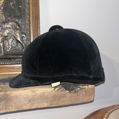 CHARLES OWEN EQUESTRIAN riding helmet VELVET WELLINGTON CLASSIC US 7 3/8 NWOB