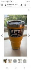 Rare Brand-New Limited Edition Yeti Rambler Tumbler 30 Fl. Oz. Alpine Yellow