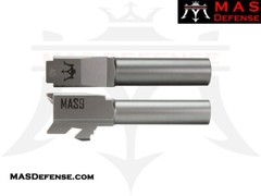 MAS DEFENSE 9MM 416R STAINLESS STEEL BARREL – GLOCK 43 FITMENT – MATTE GRAY PVD