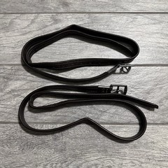 Prestige Italia Non Stretch Stirrup Leathers – Brown 135 cm, 53”