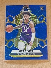 2023-24 NBA MOSAIC BLUE SCOPE HOLO PRIZM KEYONTE GEORGE ROOKIE JAZZ 20/25