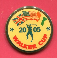 New – 2005 Walker Cup – 1″ Metal Golf Ball Marker – Plastic Coated
