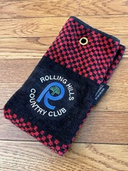 Rolling Hills Country Sir Christopher Hattan Club Golf Bag Towel Read*