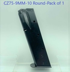 CZ 75/85/SP-01 Full Size 9mm 10 Round RD Blued Steel Magazine Mag Baby Eagle