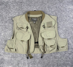 Simms Guide Fly Fishing Vest Mens XL Green Outdoors Nature Utility