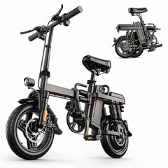 14inch Tire Electric Bike for Adult 500W 48V15AH Electric Bicycle Ebike
