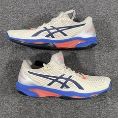 ASICS SOLUTION Speed FF 2 White Peacoat 1042A136 Size 11 WMNS, 9.5 Men’s