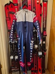 2026 Olympic USA Kappa alpine speed suit used 5 times. Men’s xl