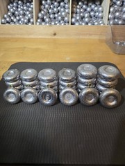 Coin / River Sinkers 5oz, 6oz, & 8oz 10 each lead fishing weights