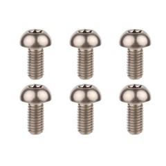 6pcs M5x10mm Titanium Ti Mountain Cycling Bike Disc Rotor Bolt Torx T25 5 Color