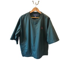 Polo Golf Ralph Lauren Mens Green Short Sleeve Windbreaker Pullover Jacket Large
