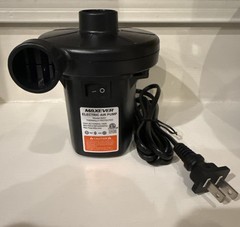 Maxever Quick-Fill Electric Air Pump AC 110V-120V Portable Inflator