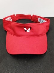 DESERT CACTUS NORTHERN ILLINOIS VENTAGE GOLF VISOR HEADWEAR BY THE GAME RED