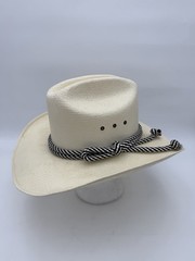 Laredo 20X Shantung Panama Cowboy Western Hat Handwoven Design Sz 7 EUC