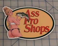 Bass Pro Shop Funny Sticker Decal – Ass Pro Shop