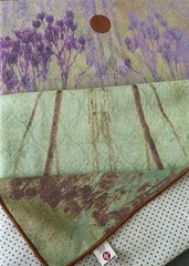 Yogitoes Manduka Tree Yoga Towel Mat Purple Green Brown Painterly 68.5”x25” HTF