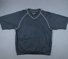 FootJoy Golf Men’s XL Short Sleeve V-Neck Pullover Windbreaker Black
