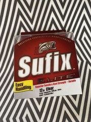 Sufix Elite Monofilament 12 LB Clear 330 Yards Monofilament Fishing Line