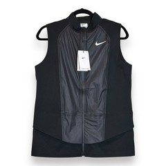 Nike Storm Fit ADV Sleeveless Zippered Black Vest DX6080-010 Women’s S NWT