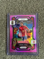 2026 Panini Monopoly Prizm FIFA World Cup #41 Lamine Yamal – Spain, Pink /199