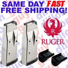 Two Ruger MAX-9 9MM 10 Rd Magazine OEM w/Ext 90714 SAME DAY FAST FREE SHIPPING