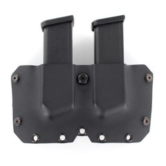 OWB Kydex DOUBLE MAG Holster – DOUBLE STACK Models – MATTE BLACK