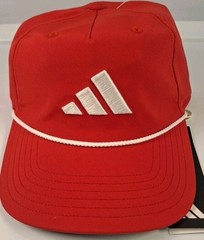 Adidas IY4400 Mens’ OSFM Tour Five-Panel Golf Cap, Red