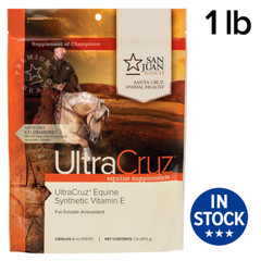 UltraCruz Equine Synthetic Vitamin E Supplement for Horses 1 lb Powder (28 Days)