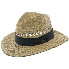 Panama Jack Safari Straw Hat – Lightweight, 3″ Big Brim, Inner Elastic
