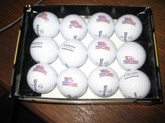 1 dozen NEW 2026 Wilson Staff Triad golf balls white NNMA State Golf Logo