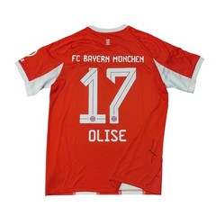 MICHAEL OLISE SIGNED B-MUNICH FOOTBALL SHIRT