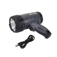 Defiant Rechargeable Spotlight 1000 Lumens LED Compact 3 Mode, USB Cable 90714