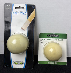 Vintage 2 each Billards Cue Balls 10076, Eastpoint 2017 & Classic Sport 2018