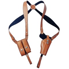 Tactical Concealed Carry Leather Shoulder Gun Holster Adjustable Pistol Holster