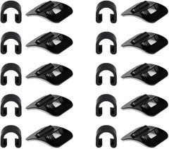 Aluminum C-Clip Cable Guides for MTB and Road Bike – 10 Pieces Set