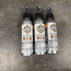 Lot Of 3 Ranger Ready Repellents 40 hours Spray Outdoor Zero Scent 3.38fl Oz